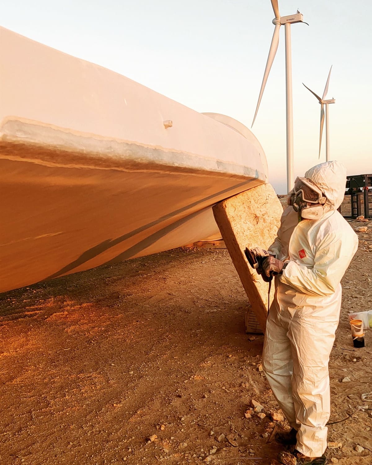 Blade surface preparation before installation